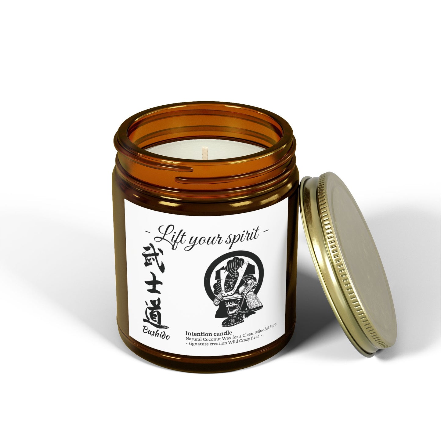 Ritual man "Lift Your Spirit" - Intention Candle "Samurai Bushido" | Spirit lifting candle, Relaxation, Calming Fragrance