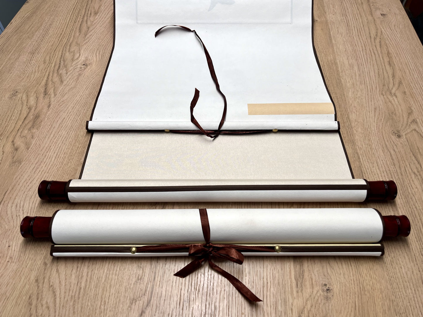 Calligraphy "Path of Solitude" 独行道, brush ink, signed by the artist. Handmade wall scroll, unique Asian art, Zen