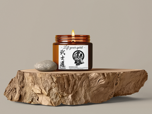 Ritual man "Lift Your Spirit" - Intention Candle "Samurai Bushido" | Spirit lifting candle,  Relaxation, Calming Fragrance